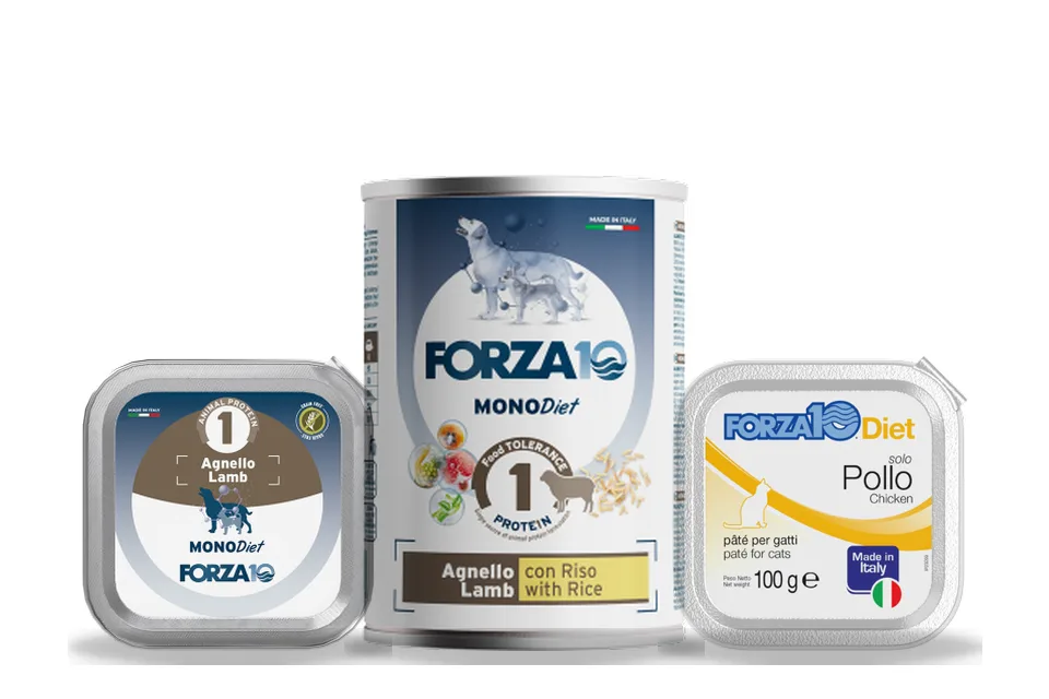 Karmy mokre Forza10 MonoDiet i Solo Diet