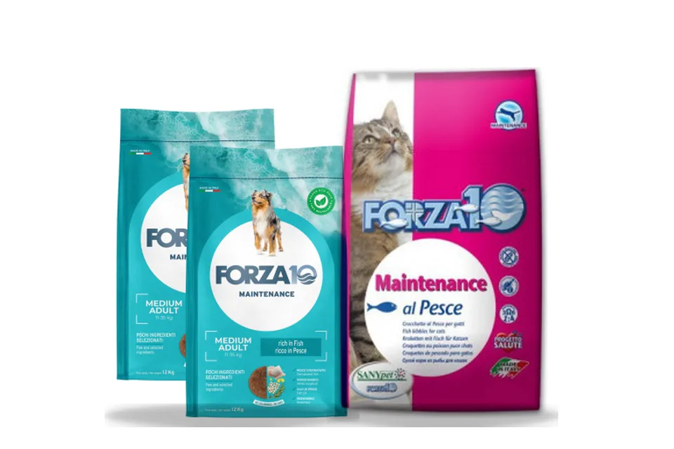 Opakowania karm suchych Forza10 Maintenance dla psów i kotów